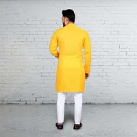 Attractive Yellow color men's Kurta Set-thumb2