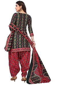 Elegant Cotton Blend Printed Dress Material with Dupatta For Women-thumb1