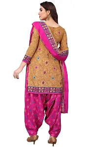 Elegant Cotton Blend Printed Dress Material with Dupatta For Women-thumb1