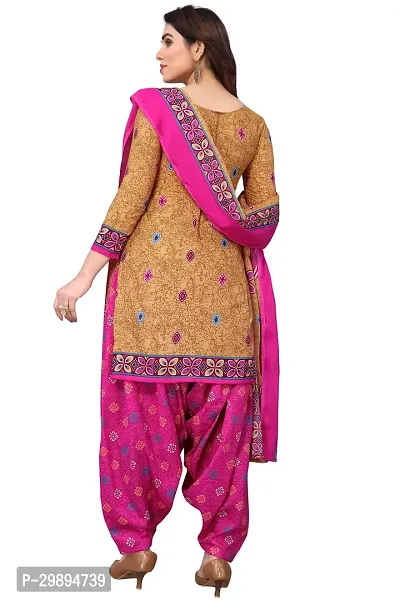 Elegant Cotton Blend Printed Dress Material with Dupatta For Women-thumb2