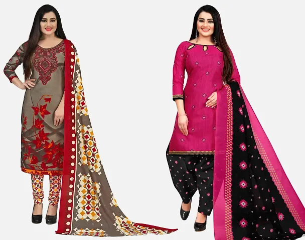 Rajnandini Women And Unstitched Salwar Suit Material (Combo Of 2)