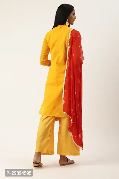 Elegant Banarasi Silk Jacquard Weave Dress Material with Dupatta For Women-thumb2