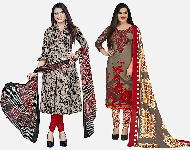 Rajnandini Women And Unstitched Salwar Suit Material (Combo Of 2)