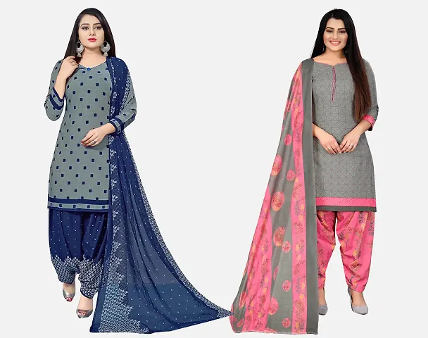 Rajnandini And Unstitched Salwar Suit Material (Combo Of 2)(Joplvsm4002J-Vsm4146)