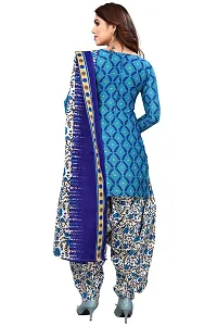 Elegant Cotton Blend Printed Dress Material with Dupatta For Women-thumb2