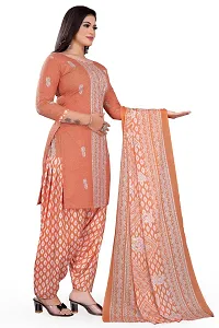 Elegant Cotton Blend Printed Dress Material with Dupatta For Women-thumb2