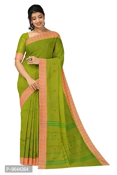 Fancy Cotton Saree With Blouse Piece For Women