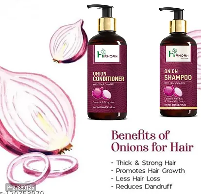 Onion Oil Shampoo,Conditioner For Hair Growth and Hair Damage Control-thumb0