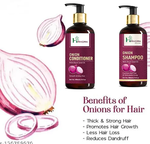 Onion Oil Shampoo,Conditioner For Hair Growth and Hair Damage Control