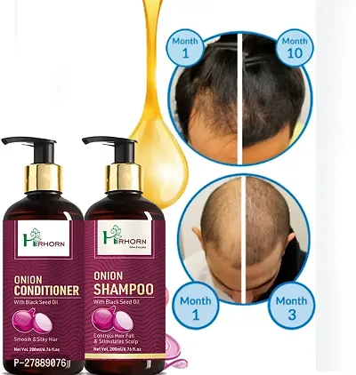 Onion Oil Shampoo conditioner For Hair Growth and Hair Damage Control-thumb0