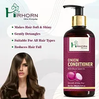 hirhorn Onion Conditioner for Hair Growth  Hair Fall Control with Coconut Oil 200ml (200 ml)-thumb1