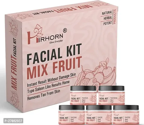 Mix Fruit Lotus Beauty Parlour Facial Kit For Women   Men All Type Skin Solution   250 g