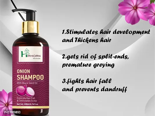 Onion Shampoo For Controlling Hair Fall Splitends Promotes Healthy Hair Growth-thumb0