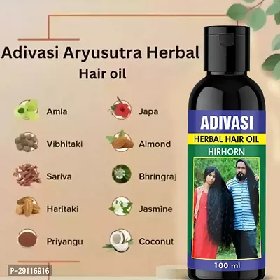 Adivasi Hair Oil appy evernly through hair  scalp Pack Of-1-thumb3