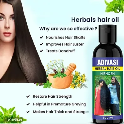 Adivasi Hair Oil control hair fall,strong  long hair Pack Of -1