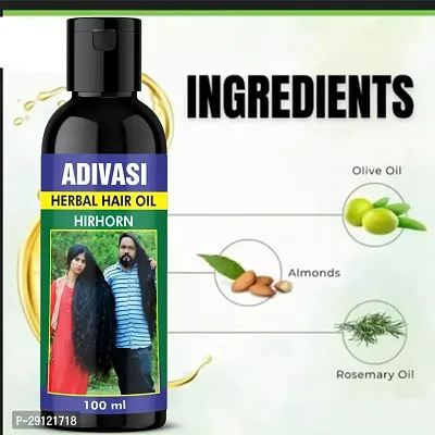 Adivasi Hair Oil aloeveral,tulsi,amla and hibiscus Pack Of -1-thumb0