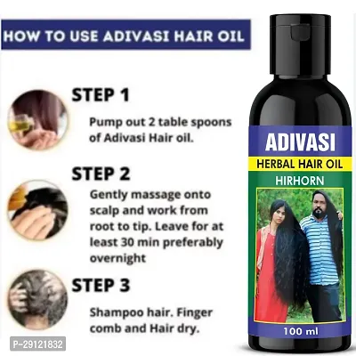 Adivasi Hair Oil nourishes hair shafts Pack of -1-thumb0