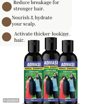 Adivasi Hair Shampoo Strengthen Hair Follicles Pack Of-3 Combo-thumb0