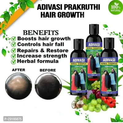 Adivasi Hair Shampoo Strengthen Hair Follicles Pack Of-3 Combo-thumb3