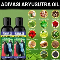 Adivasi Hair Oil all types hair growth, healthy hair, reduces hair fall Pack of -2 combo-thumb1