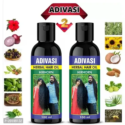 Natural Hair Care Adivasi Hair Oil Pack of 2-thumb0