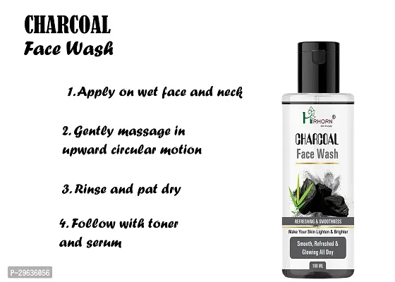 Cleanser  Transform Your Skincare Routine with Charcoal Face Wash100ML-thumb2