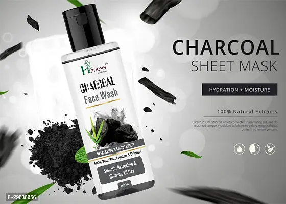 Cleanser  Transform Your Skincare Routine with Charcoal Face Wash100ML-thumb3