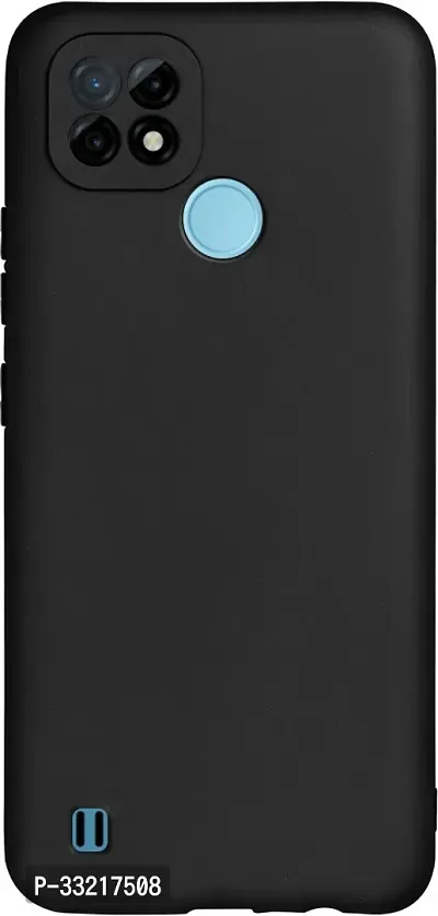 Classic Silicon Back Cover For Realme C21 Mobile