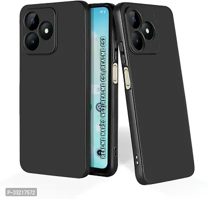 Classic Silicon Back Cover For Realme Narzo N53, Realme C53, Realme C51 Mobile-thumb0