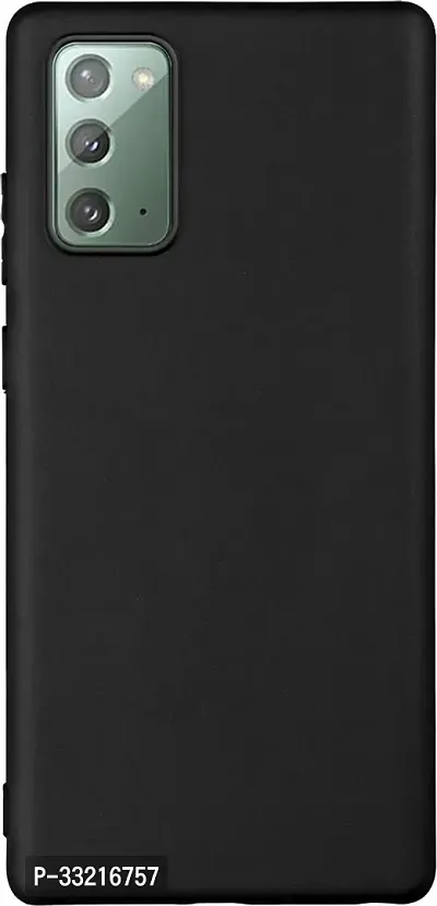 Classic Silicon Back Cover For Samsung Galaxy Note 20 Mobile-thumb0