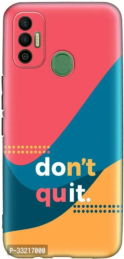 Classic Silicon Back Cover For Tecno Spark 7 / Spark 7T Mobile