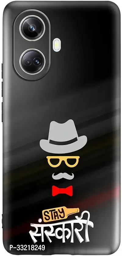 Classic Silicon Back Cover For Realme 10 Pro+ 5G Mobile