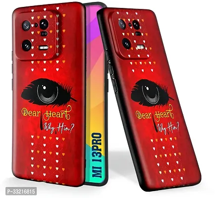 Classic Silicon Back Cover For Mi 13 Pro Mobile