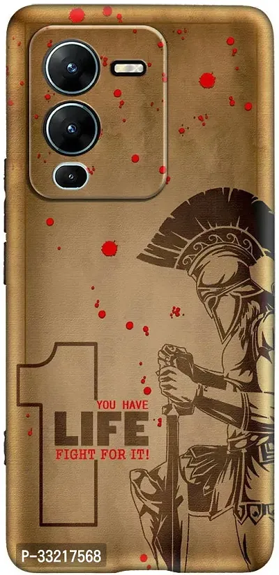 Classic Silicon Back Cover For Vivo V25 Pro Mobile-thumb0