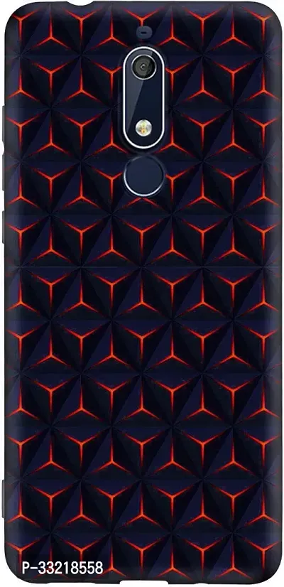 Classic Silicon Back Cover For Nokia 5.1 Mobile