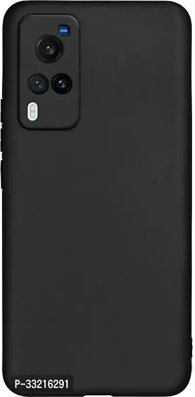 Classic Silicon Back Cover For Vivo X60 Mobile