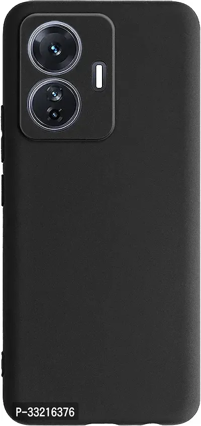 Classic Silicon Back Cover For Iqoo Z6 Pro / Vivo T1 Pro Mobile-thumb0