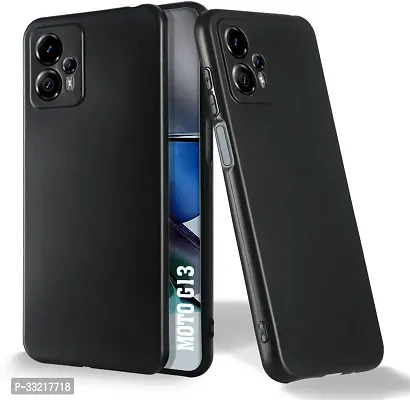 Classic Silicon Back Cover For Motorola G13 Mobile-thumb0