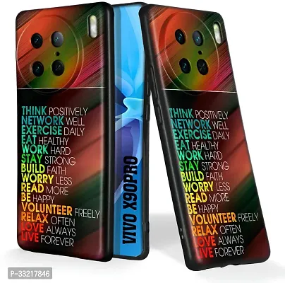 Classic Silicon Back Cover For Vivo X90 Pro Mobile