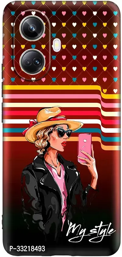 Classic Silicon Back Cover For Realme 10 Pro+ 5G Mobile