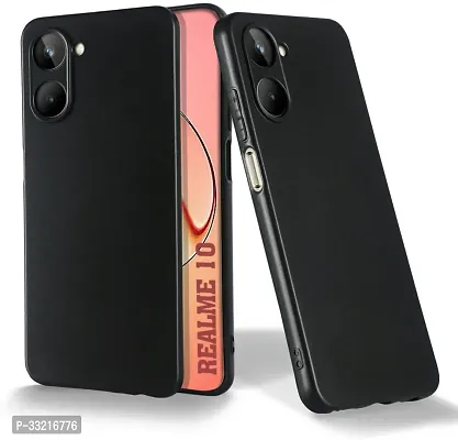 Classic Silicon Back Cover For Realme 10 Mobile-thumb0