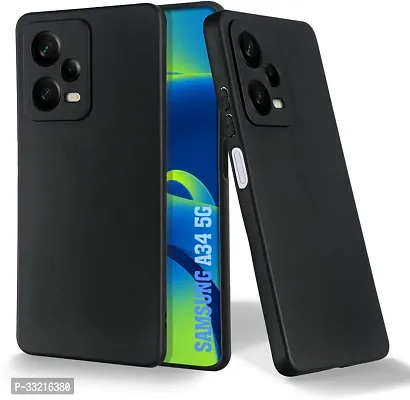 Classic Silicon Back Cover For Redmi Note 12 5G, Poco X5 5G Mobile-thumb0