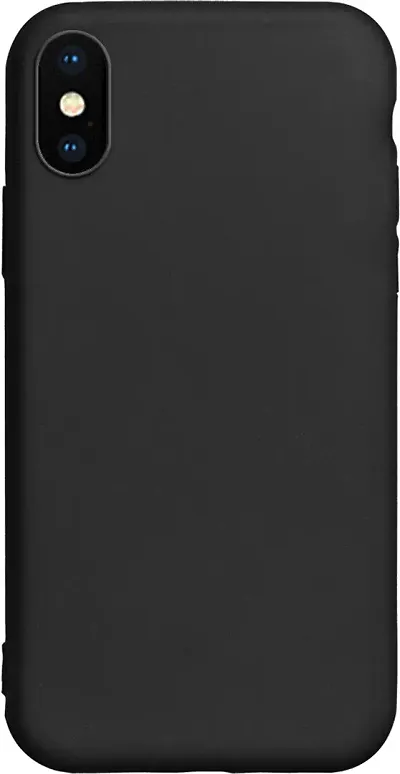 Classic Silicon Back Cover For Apple Iphone X Mobile