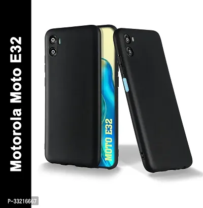 Classic Silicon Back Cover For Moto E32, Motorola E32 Mobile