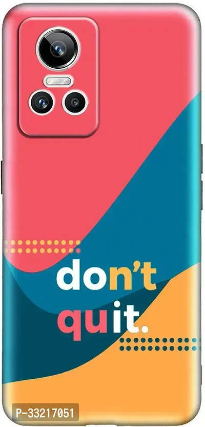 Classic Silicon Back Cover For Realme Gt Neo 3 Mobile