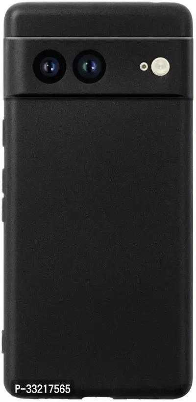 Classic Silicon Back Cover For Google Pixel 7 Mobile