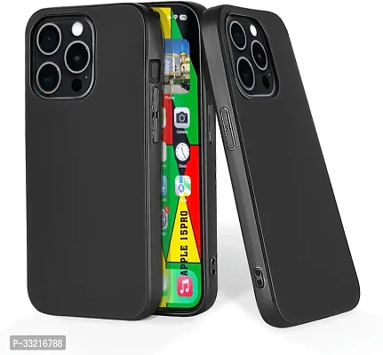 Classic Silicon Back Cover For Apple Iphone 15 Pro Mobile