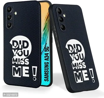 Classic Silicon Back Cover For Samsung Galaxy A34 5G Mobile