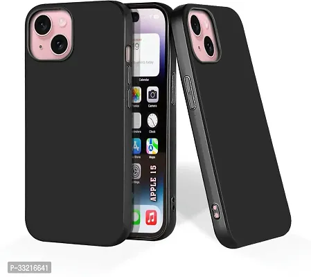 Classic Silicon Back Cover For Apple Iphone 15 Mobile