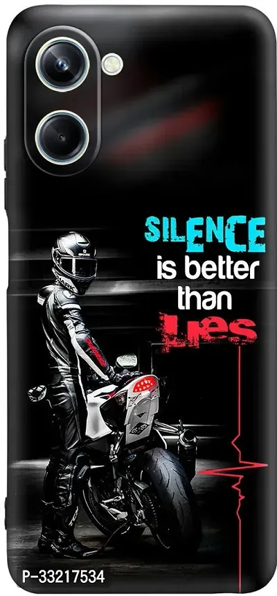 Classic Silicon Back Cover For Realme 10 Pro 5G Mobile-thumb0